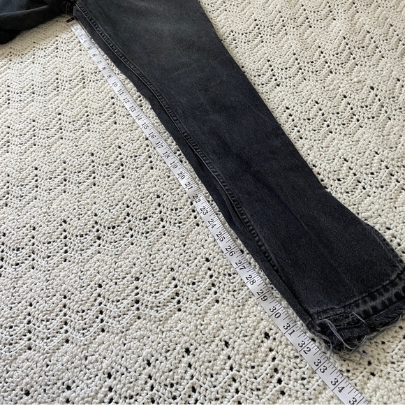 GRLFRND Natalia High-Rise Skinny Split Jean Hot Stuff Black (Size 25)